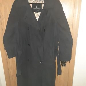 London fog long coat